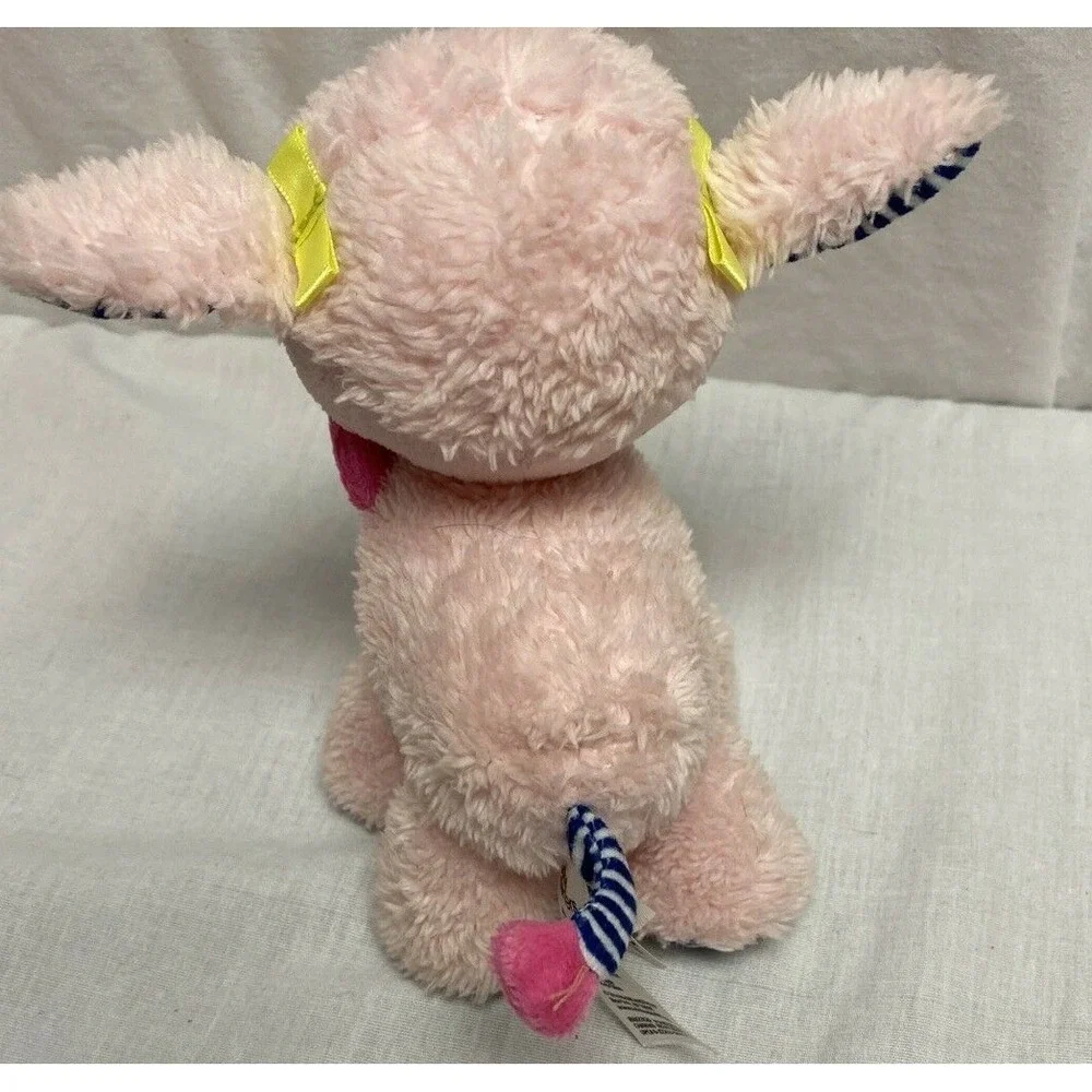 Baby Starters Pink Plush Poodle Dog Lamb Stuffed Animal Toy lovey 7